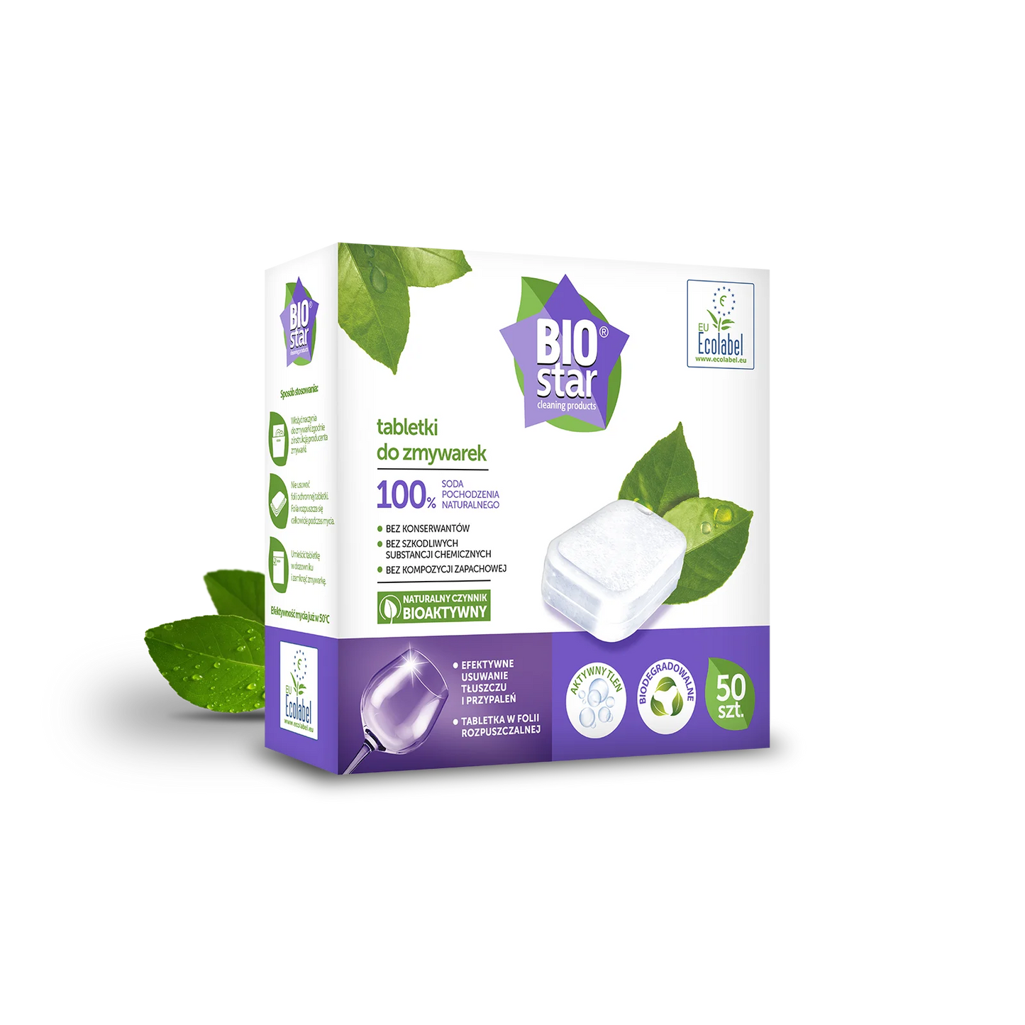 BIOstar Ecological Dishwasher Tablets - 50pcs