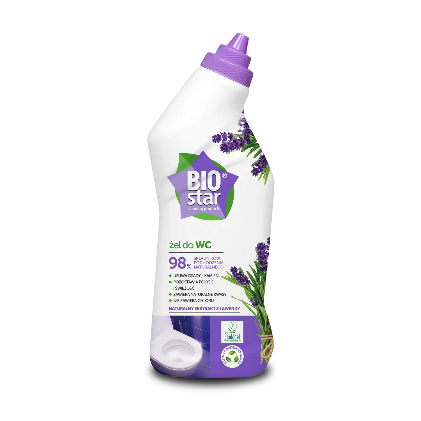 Biostar Eco-Friendly Lavender Toilet Gel 750ml