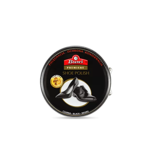 Buwi Premiere Solid polish for boot Black -can-40ml - Montajmart