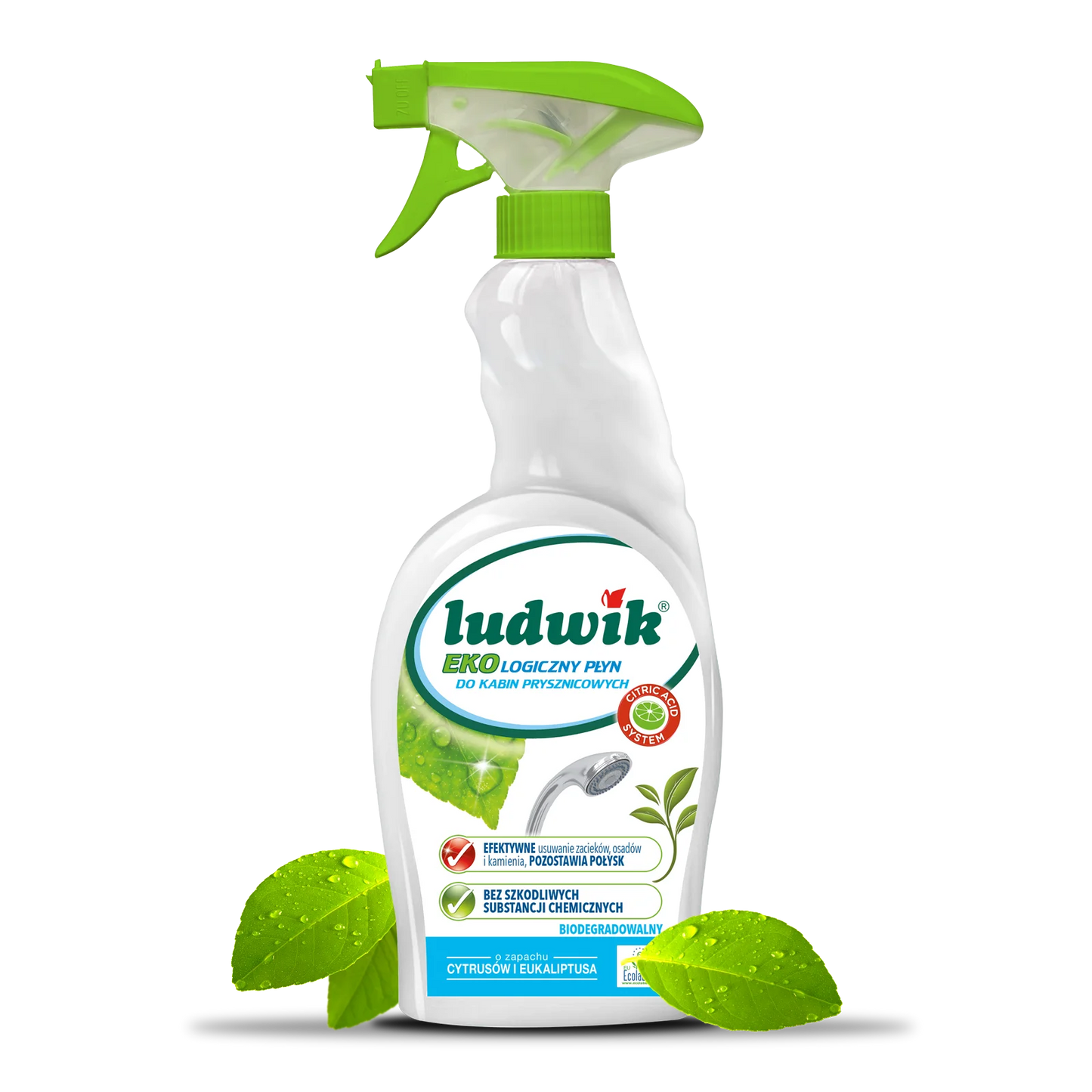 Ludwik ecological liquid for shower cabin cleaner and other bathroom surfaces 750 ml - Montajmart