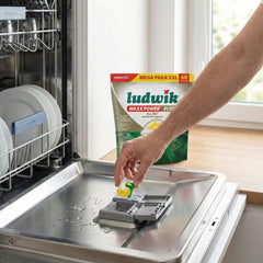 Ludwik MAXX POWER PLUS dishwasher capsules LEMON 60 pcs. Doypack