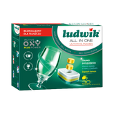 All-in-one dishwasher tablets in soluble film lemon- 30 Tablets - Montajmart