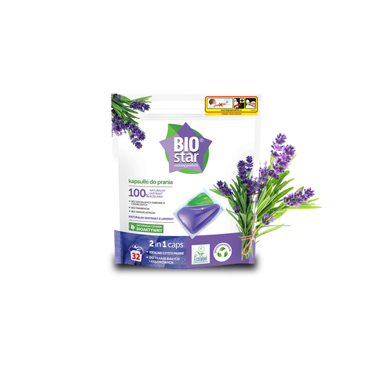 BIOstar Ecological laundry capsules 2 in 1 caps -32 capsules