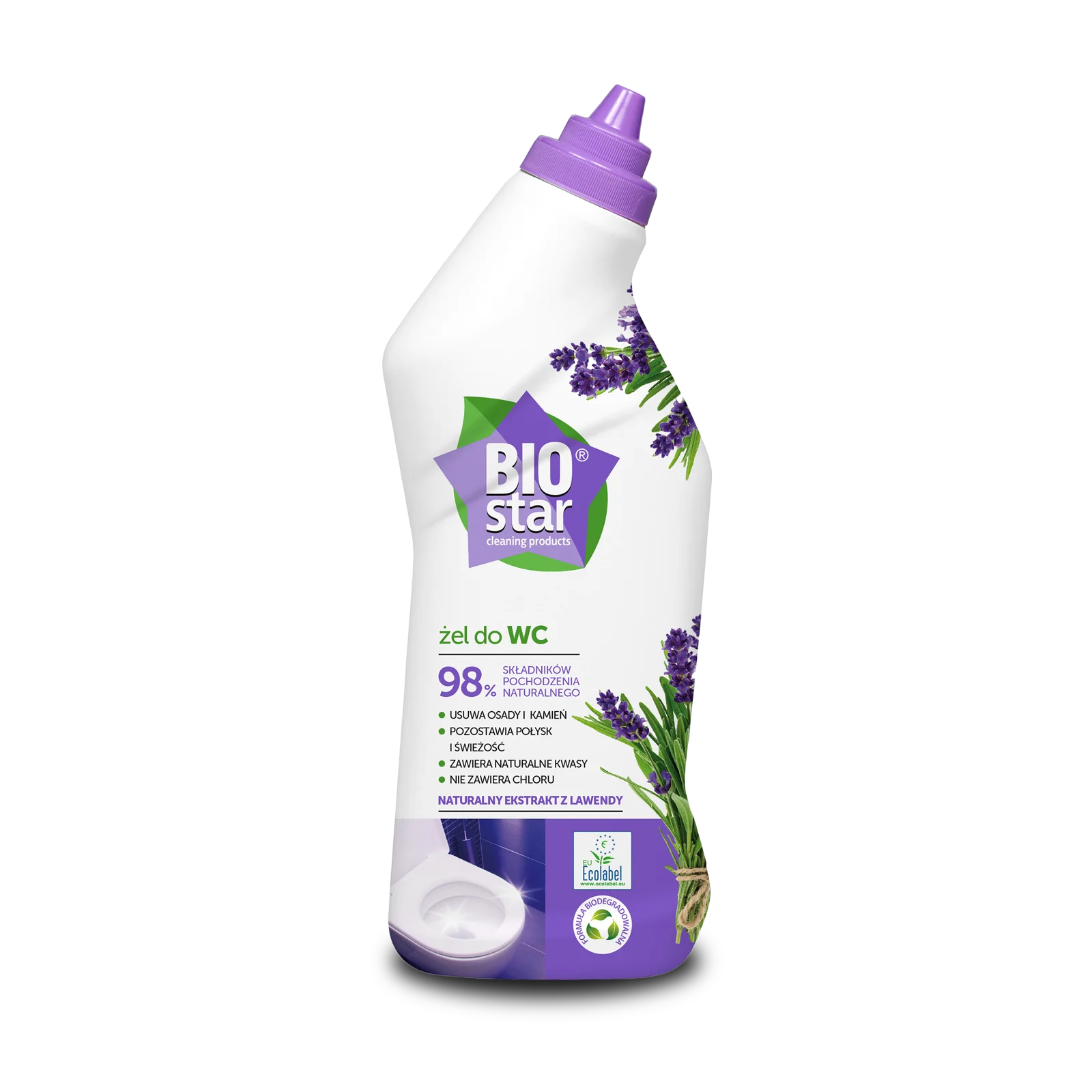 Biostar Eco-Friendly Lavender Toilet Gel 750ml