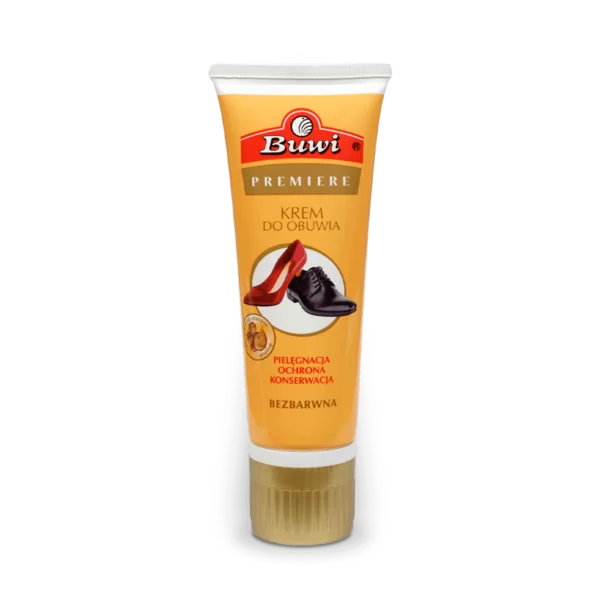 Buwi Premiere Cream shoe polish Colourless -tube with applicator- 75ml