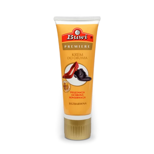 Buwi Premiere Cream shoe polish Colourless -tube with applicator- 75ml