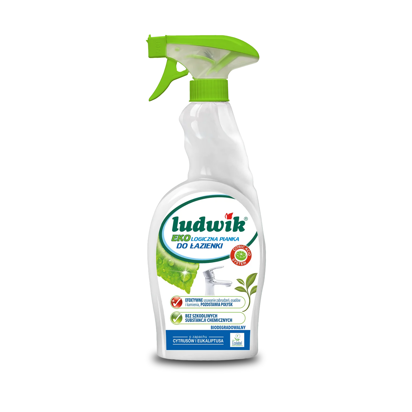 Ludwik ecological foam for bathroom cleaning 750 ml - Montajmart