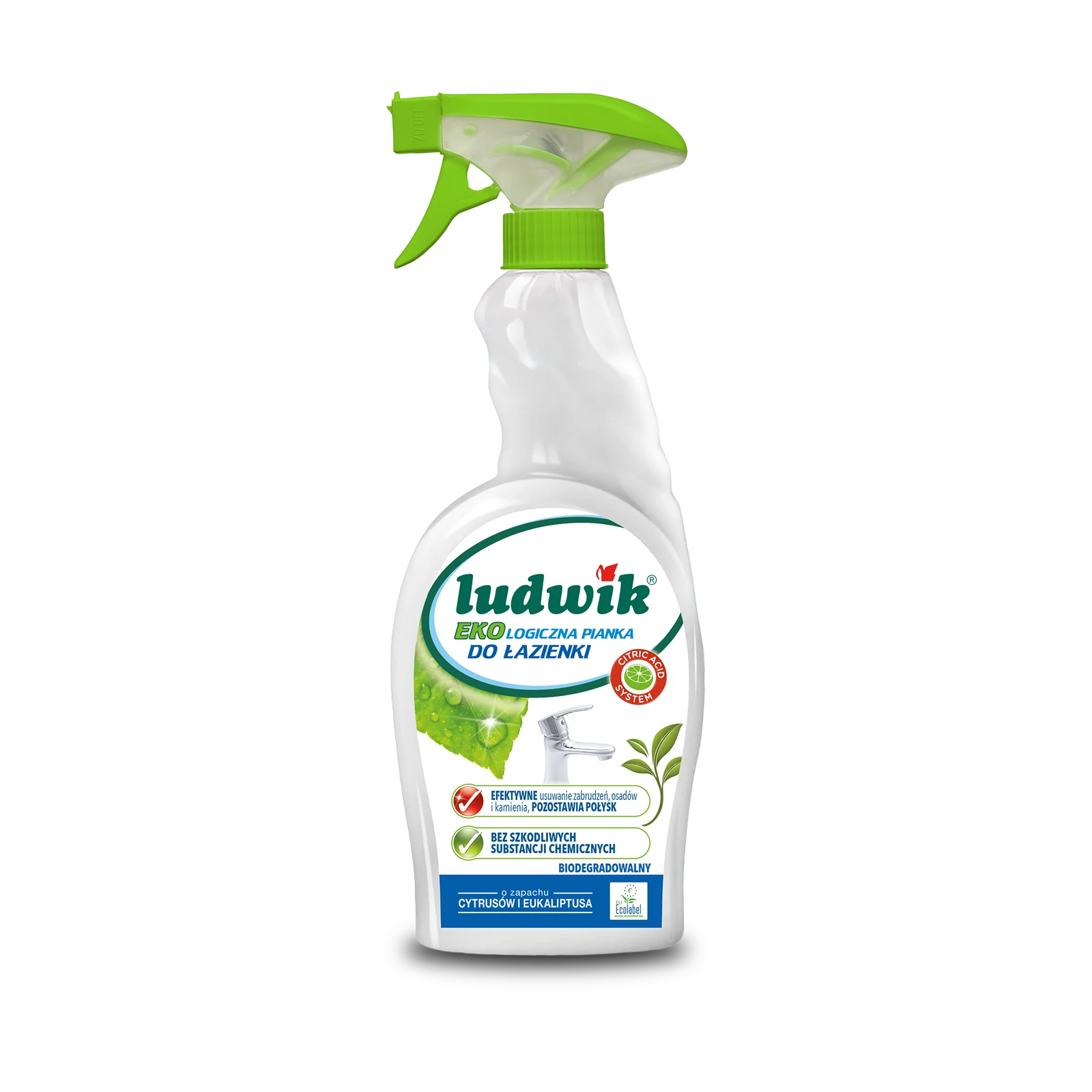 Ludwik ecological foam for bathroom cleaning 750 ml - Montajmart