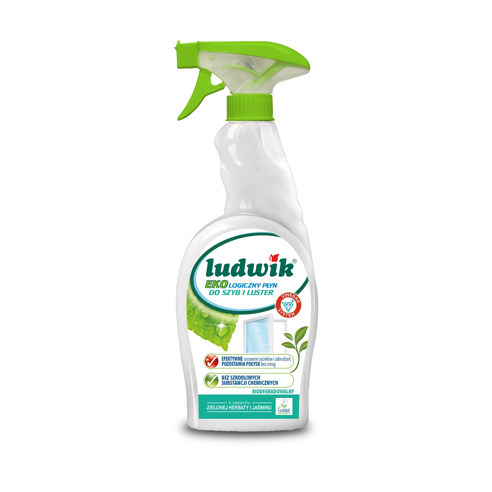 Ludwik ecological glass and mirror cleaner 750 ml - Montajmart