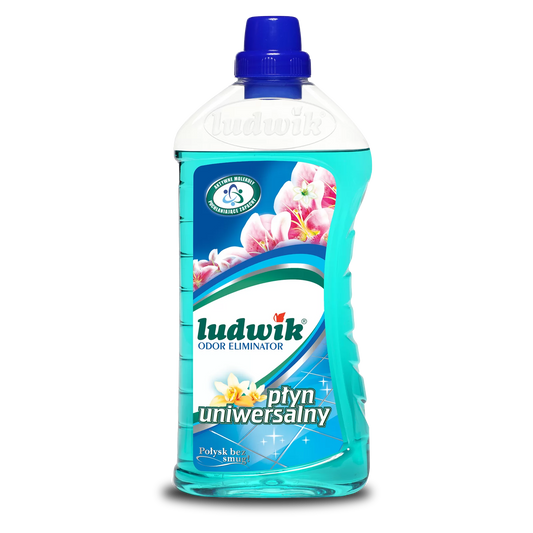 Ludwik universal cleaning liquid with lagoon flowers fragrance 1l