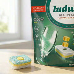 Ludwik All-in-One Dishwasher Tablets – Lemon (80 Tablets)
