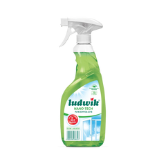 Ludwik window and tile cleaner nano tech - green apple fragrance 750ml - Montajmart
