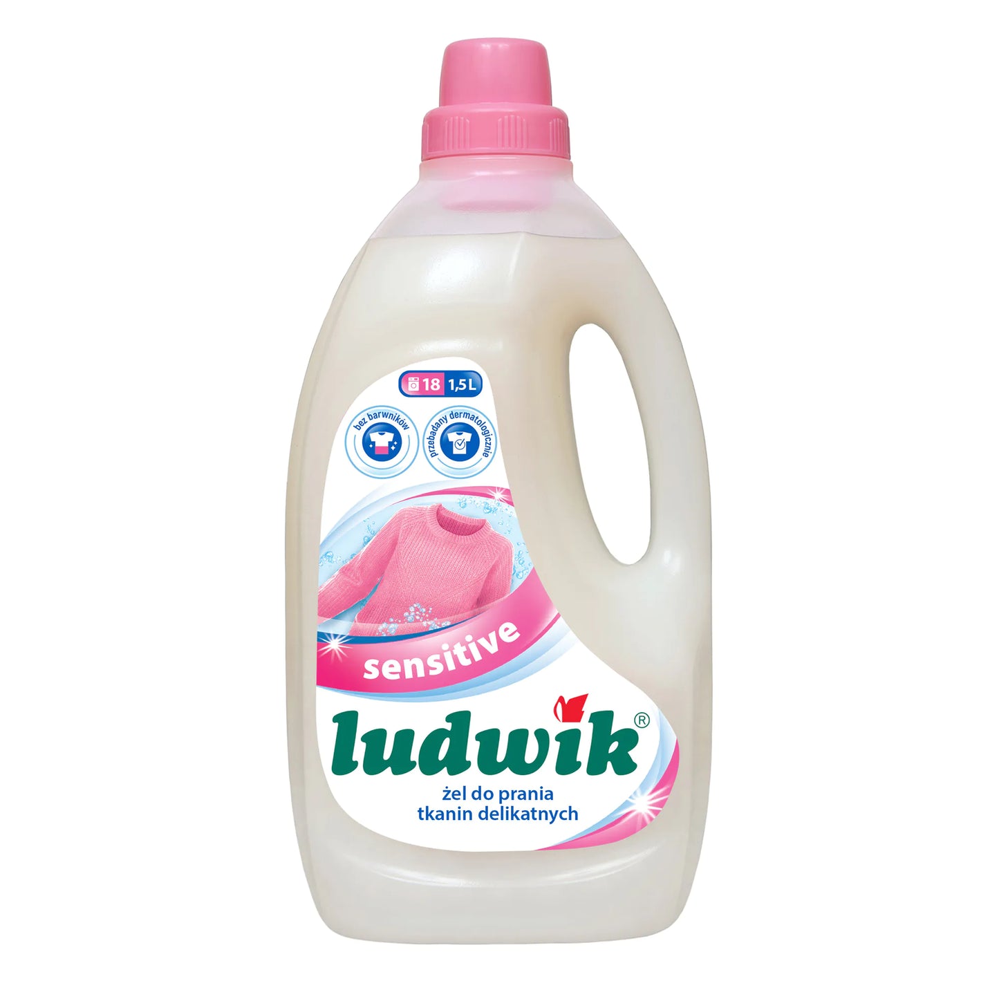 LUDWIK Laundry gel for delicate fabrics 1.50 L– Sensitive universal